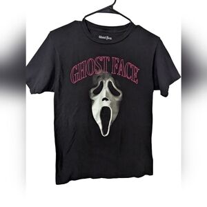 Ghost Face Black T-Shirt,Size s